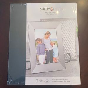 Nixplay Iris 8” frame. Brand new, unopened.